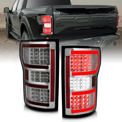 Luces traseras LED ANZO 18-19 Ford F-150 cromadas