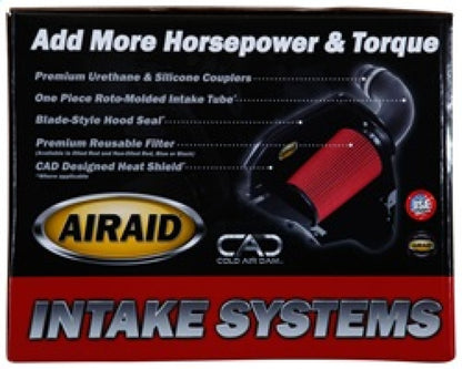 Airaid 08-10 Ford F-250/350 5.4L V8/6.8L V10 CAD Intake System w/o Tube (Oiled / Red Media)