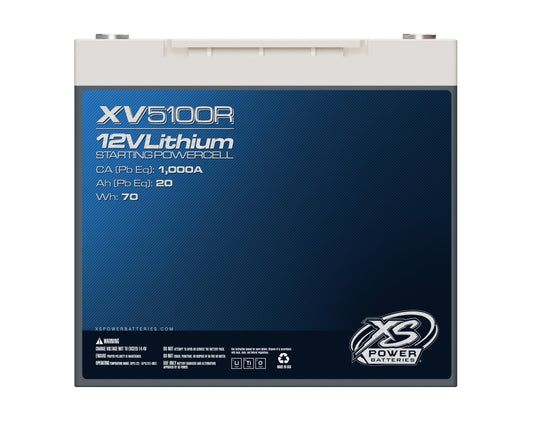 XS Power Batteries 12V Lithium Titanate XV Series Batteries - M6 Terminal Bolts Included 1335 Max Amps