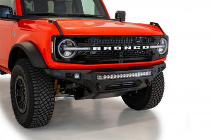 Addictive Desert Designs 2021+ Ford Bronco Stealth Fighter Parachoques delantero con soporte de cabrestante