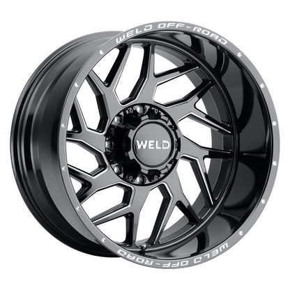 Weld Off-Road W117 22X10 Fulcrum 6X135 6X139.7 ET-18 BS4.75 Negro Brillante MIL 106.1