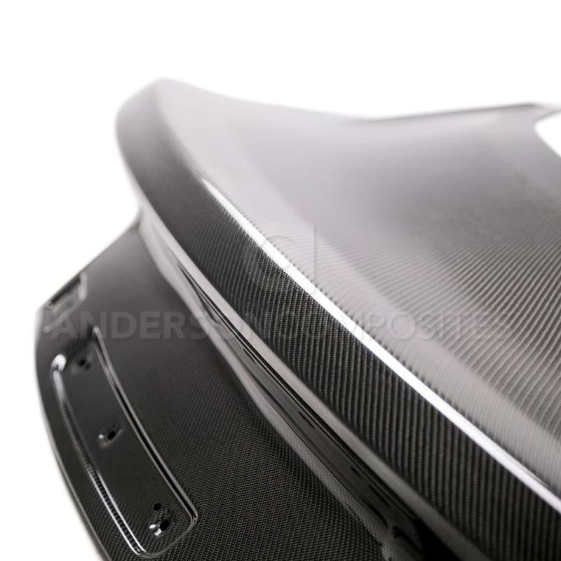 Anderson Composites 15-18 Ford Mustang Type-OE Double Sided Carbon Fiber Decklid