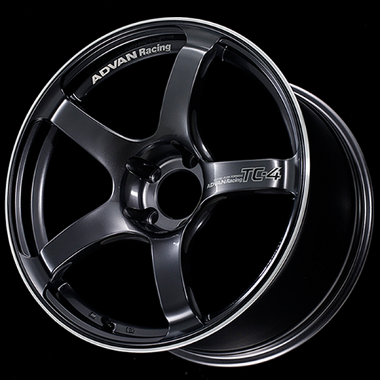 Advan TC4 18x8.5 +31mm 5-114.3in Racing Gunmetallic y rueda de anillo