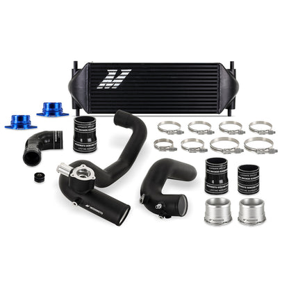 Mishimoto 2021+ Ford Bronco 2.3L Kit de intercooler - Tubos negros/núcleo negro