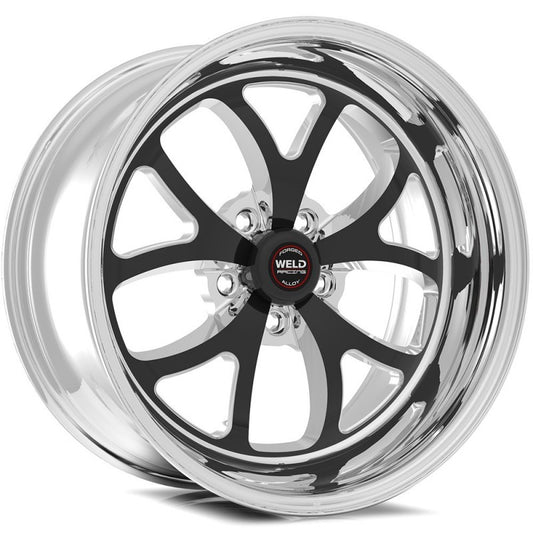 Soldar S76 15x10.33 / 5x4.5 BP / 7.5in. Rueda BS Black (almohadilla mediana) - Black Single Beadlock MT