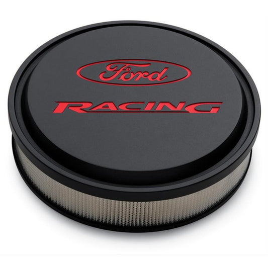 Filtro de aire Ford Racing negro/rojo con borde inclinado