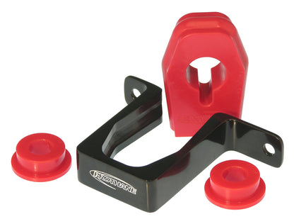 Bujes de palanca de cambios Prothane Ford Mustang con soporte Billet - Rojo