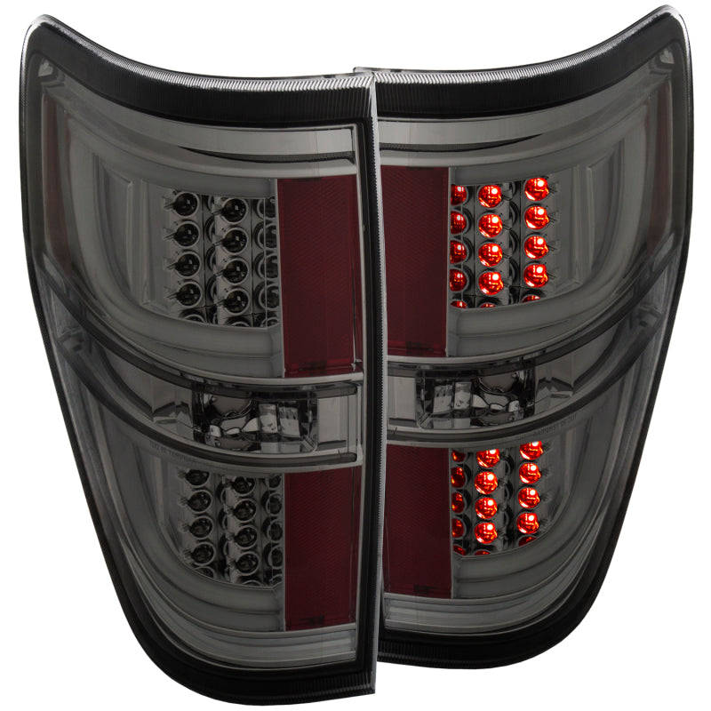 ANZO 2009-2013 Ford F-150 LED Taillights Smoke