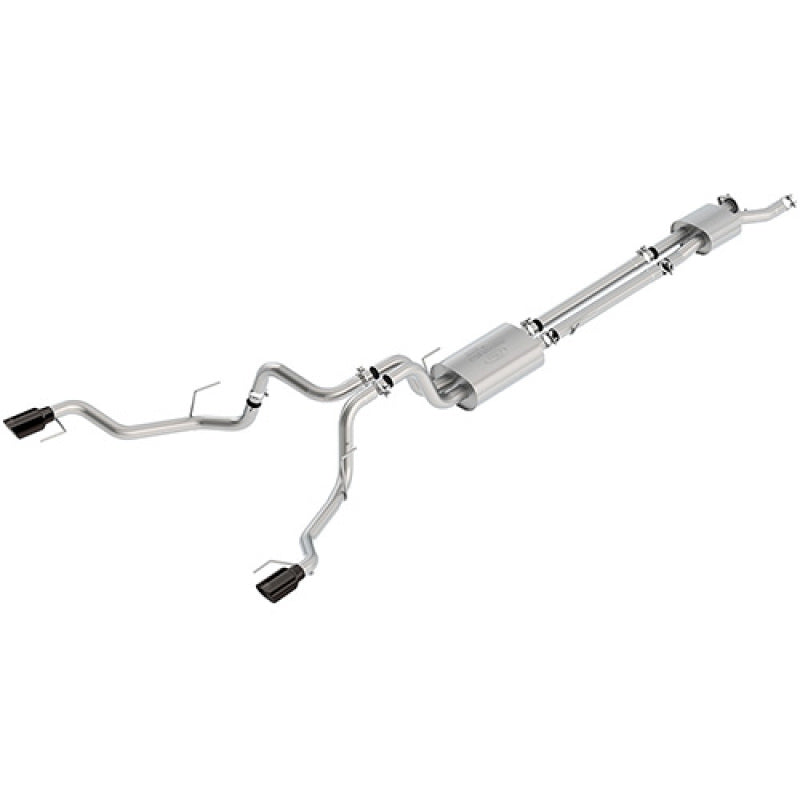 Ford Racing 2017 Ford Raptor 3.5L Touring Cat-Back Exhaust System w/ Black Tips (No Drop Ship)