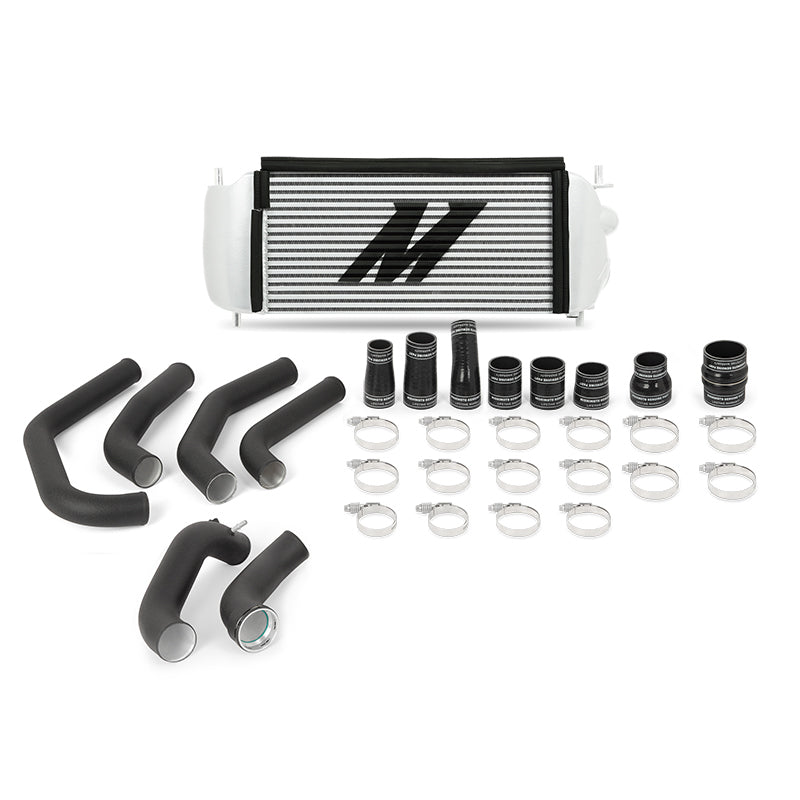 Mishimoto 15-17 Ford F-150 2.7L EcoBoost Silver Performance Intercooler Kit con tubos negros