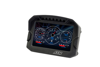 Pantalla de tablero digital con registro de carbono AEM CD-5LG con GPS interno de 10 Hz y antena