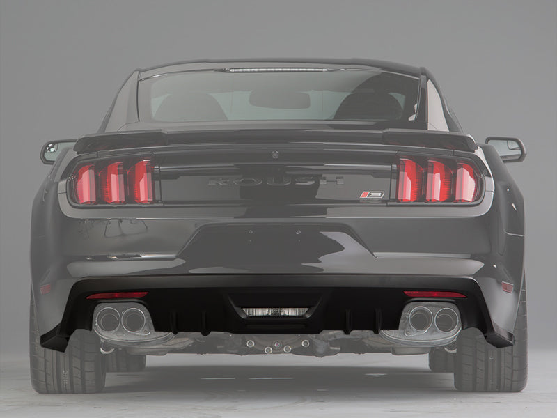 ROUSH 2015-2017 Ford Mustang Premium Cenefa de fascia trasera (preparada para sensor de retroceso)