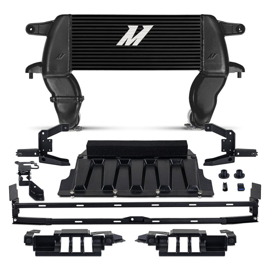 Kit de intercooler de montaje alto Mishimoto 21+ Ford Bronco - Negro