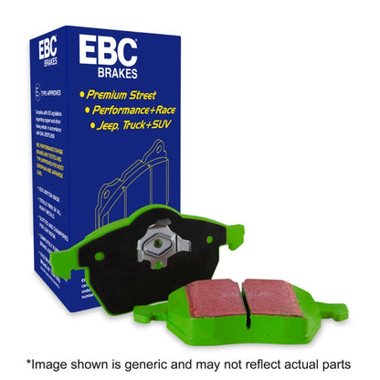 Pastillas de freno traseras EBC 10-14 Ford Mustang 3.7 Greenstuff