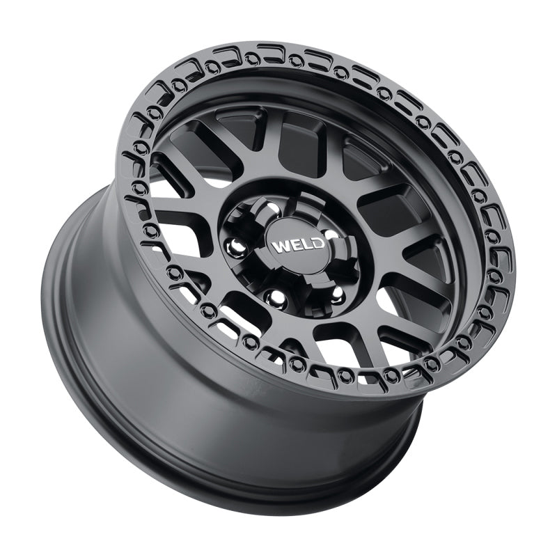 Weld Off-Road W104 17X10 Cinch 6X135 6X139.7 ET-25 BS4.50 Negro Satinado / Negro Brillo 106.1