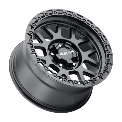 Weld Off-Road W104 17X9.0 Cinch 6X135 6X139.7 ET-12 BS4.50 Negro Satinado Negro Brillante 106.1