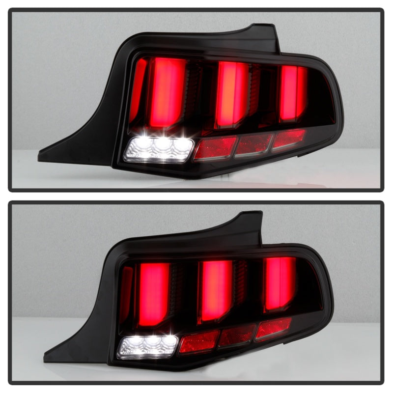 Spyder 10-12 Ford Mustang barra de luz Seq luces traseras LED de señal de giro - humo ALT-YD-FM10-LED-SM