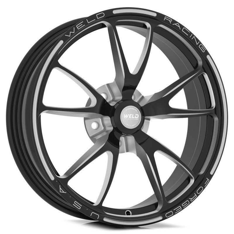 Soldar Acelerador Máximo 1 Pieza 18x6 / 5x4.5 BP / 3.2in. Rueda BS negra - Sin bloqueo de talón