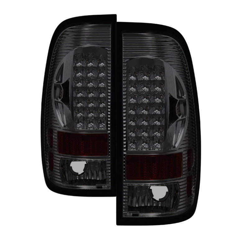 Xtune Ford F150 Styleside 97-03 / F250/350/450/550 99-07 Luces traseras LED ahumadas ALT-ON-FF15097-LED-SM