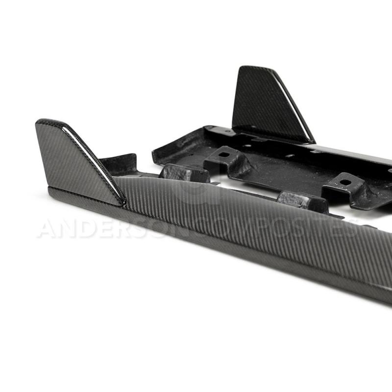 Anderson Composites 2015-2017 Ford Mustang GT350 Style Rocker Panel Splitter