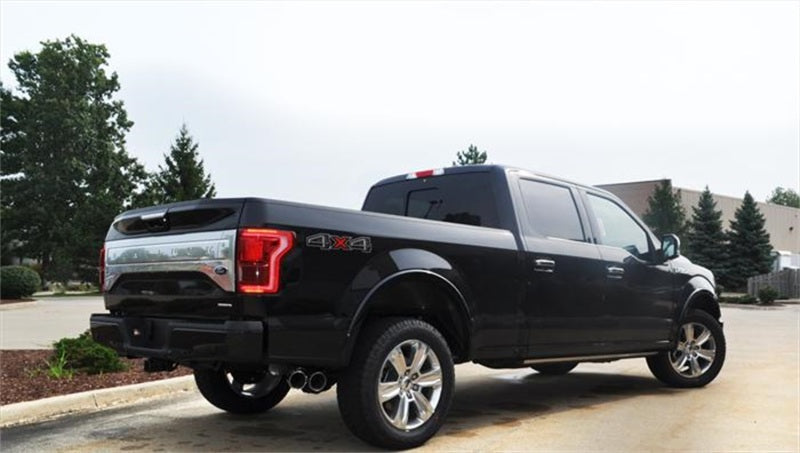 Corsa 2015 Ford F-150 3.5L Ecoboost (Super Crew Cab) Black Sport Single Side Dual 4in Tips CB Exh