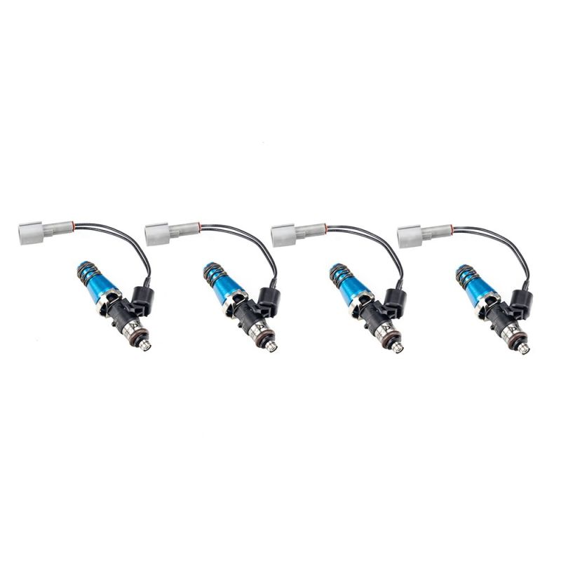 Injector Dynamics 1700cc Injectors - 30mm Length - 11mm Blue Top - Denso Lower Cushion (Set of 4)
