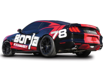 Borla Atak S Cat-Back 15-17 Ford Mustang GT 5.0L V8 MT/AT Tubo de 2.5 pulgadas Punta de 4 pulgadas