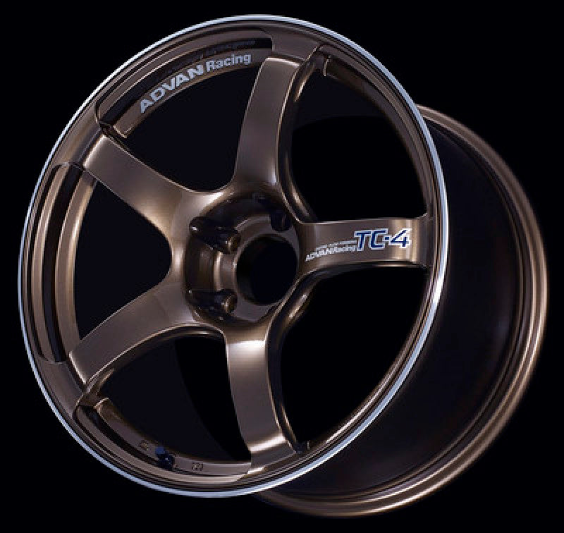 Rueda Advan TC4 17x9.5 +50 5x114.3 Racing Umber Bronce y Aro