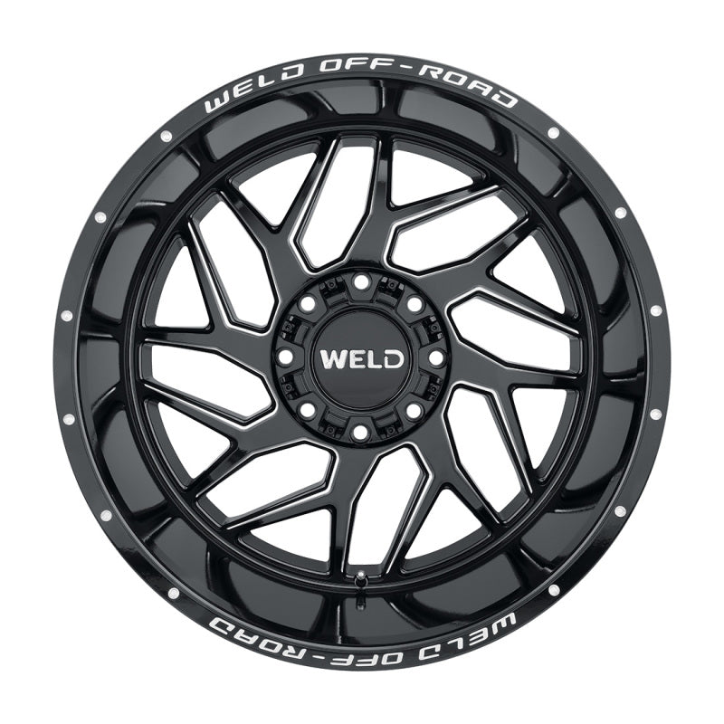 Weld Off-Road W117 22X10 Fulcrum 6X135 6X139.7 ET-18 BS4.75 Negro Brillante MIL 106.1