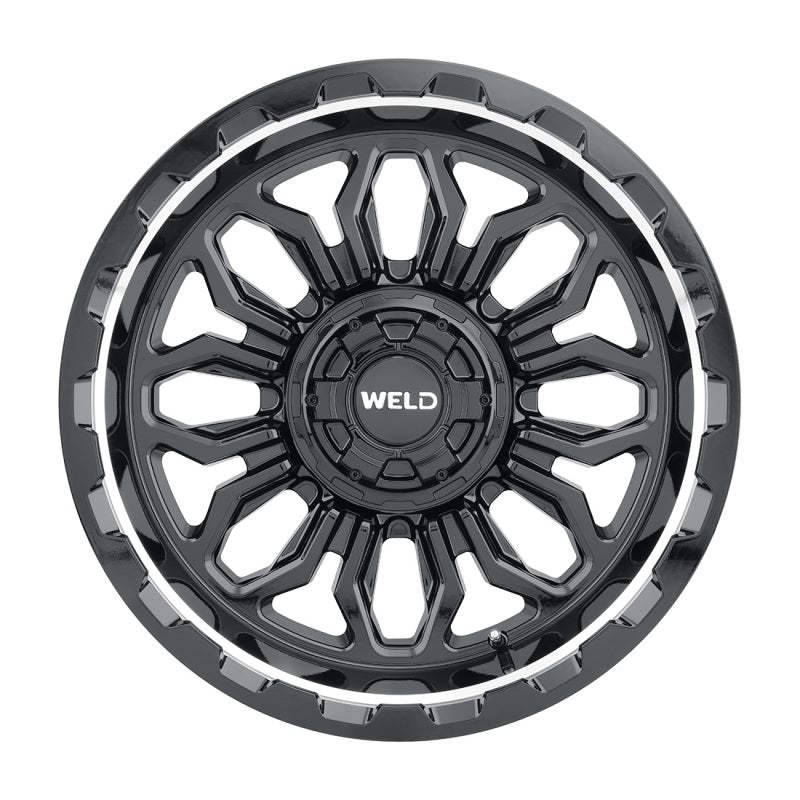 Weld Off-Road W139 20X9 Flare 6X135 6X139.7 ET00 BS5.00 Negro brillante MIL 106.1