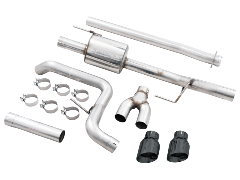 AWE 0FG 21+ Ford F150 Dual Side Exit Cat-Back Exhaust - 4.5in Diamond Black Tips