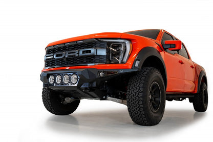 Addictive Desert Designs Parachoques delantero Ford Raptor Bomber 2021+ con 4 soportes de luz rígidos 360 de 6 pulgadas