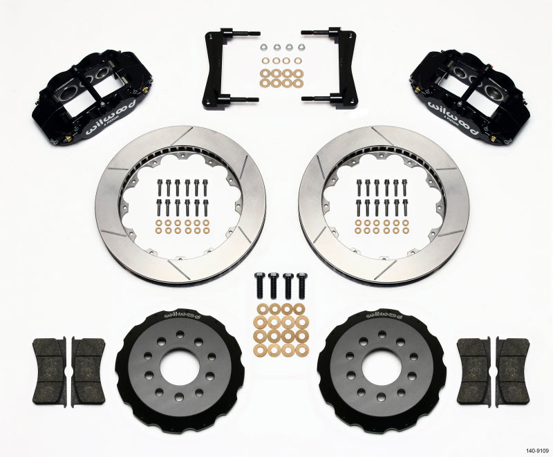 Wilwood Narrow Superlite 6R Kit de sombrero delantero 13.06in 2005-2014 Mustang