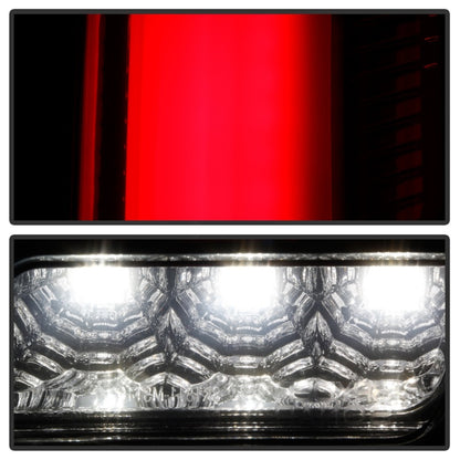 Spyder 10-12 Ford Mustang barra de luz Seq luces traseras LED de señal de giro - humo ALT-YD-FM10-LED-SM