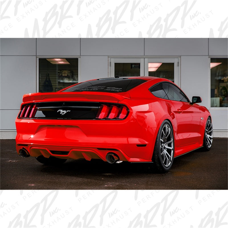 MBRP 15-23 Ford Mustang EcoBoost 2.3L Alum 3in Cat Back Dual Split Rear Exit (Race Version)