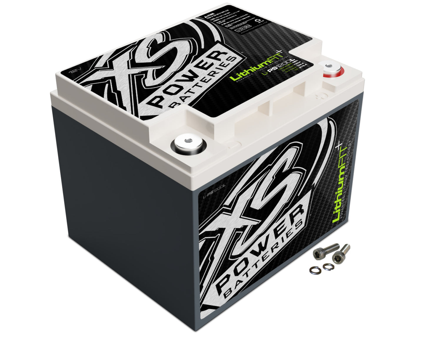 Baterías XS Power Baterías de litio serie Powersports - Pernos terminales M6 incluidos 960 amperios máximos