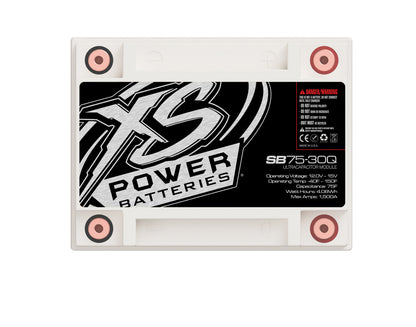 XS Power Batteries 12V Powersports Super Bank Capacitor Modules - M6 Terminal Bolts Included 1500 Max Amps