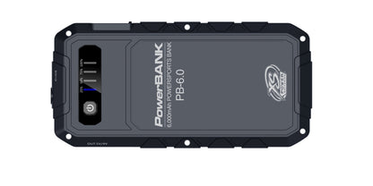 Baterías XS Power PowerSports Bank de 6000 mAh. Carcasa de plástico gris