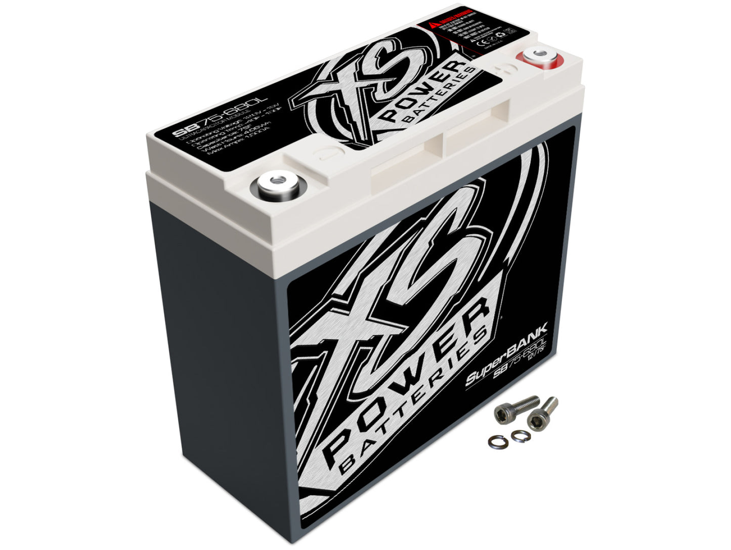 XS Power Baterías Módulos de condensador Super Bank Powersports de 12 V - Pernos de terminal M6 incluidos 1500 amperios máximos