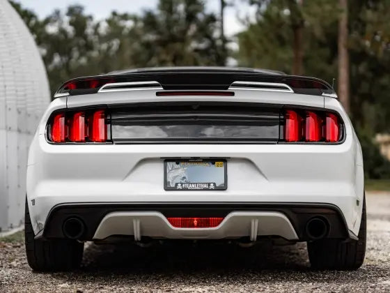 Alerón de fibra de carbono de rendimiento letal - Estilo GT500 (2015+ S550 Mustangs)
