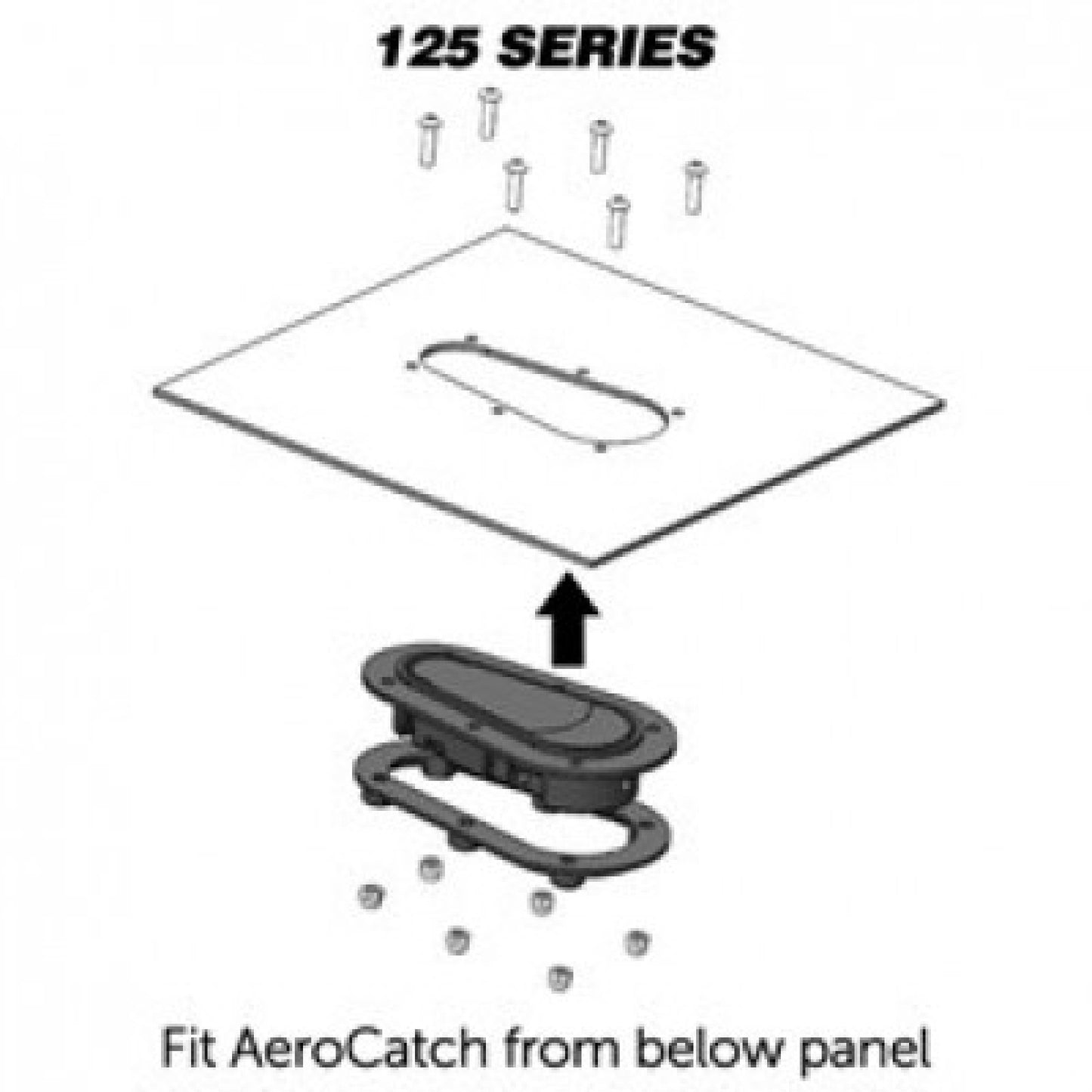 AeroCatch 125-4000 Xtreme Series Non-Locking Hood Pins