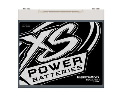 XS Power Batteries 12V Super Bank Capacitor Modules - M6 Terminal Bolts Included  15500 Max Amps