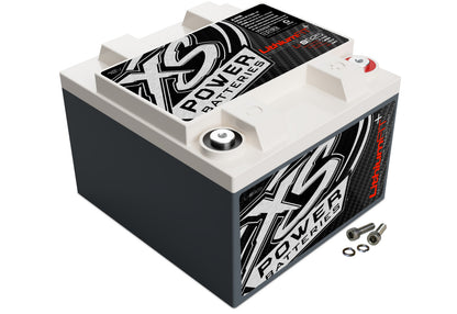 Baterías XS Power Baterías de litio Racing de 12 V - Pernos de terminal M6 incluidos 2160 amperios máximos