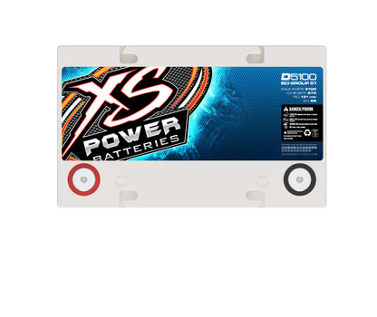 XS Power Batteries 12V AGM D Series Batteries - M6 Terminal Bolts Included 3100 Max Amps