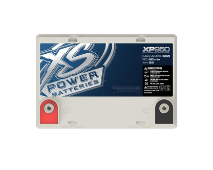 XS Power Batteries 12V AGM XP Series Supplemental Batteries - M6 Terminal Bolts Included 950 Max Amps